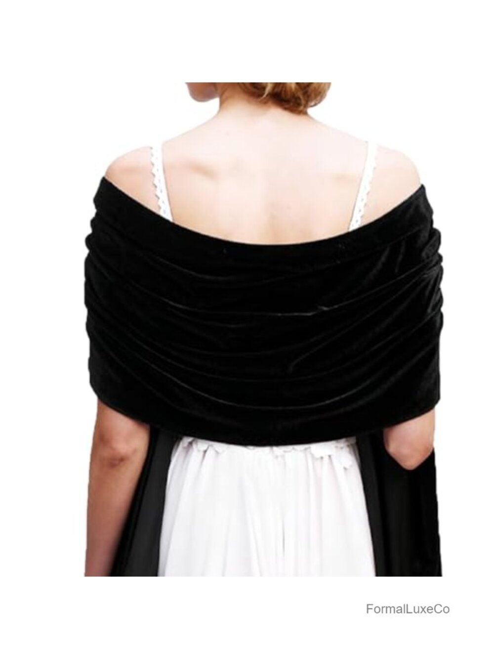 Velvet Shawl Wrap for Evening Dresses Winter Formal Weddings